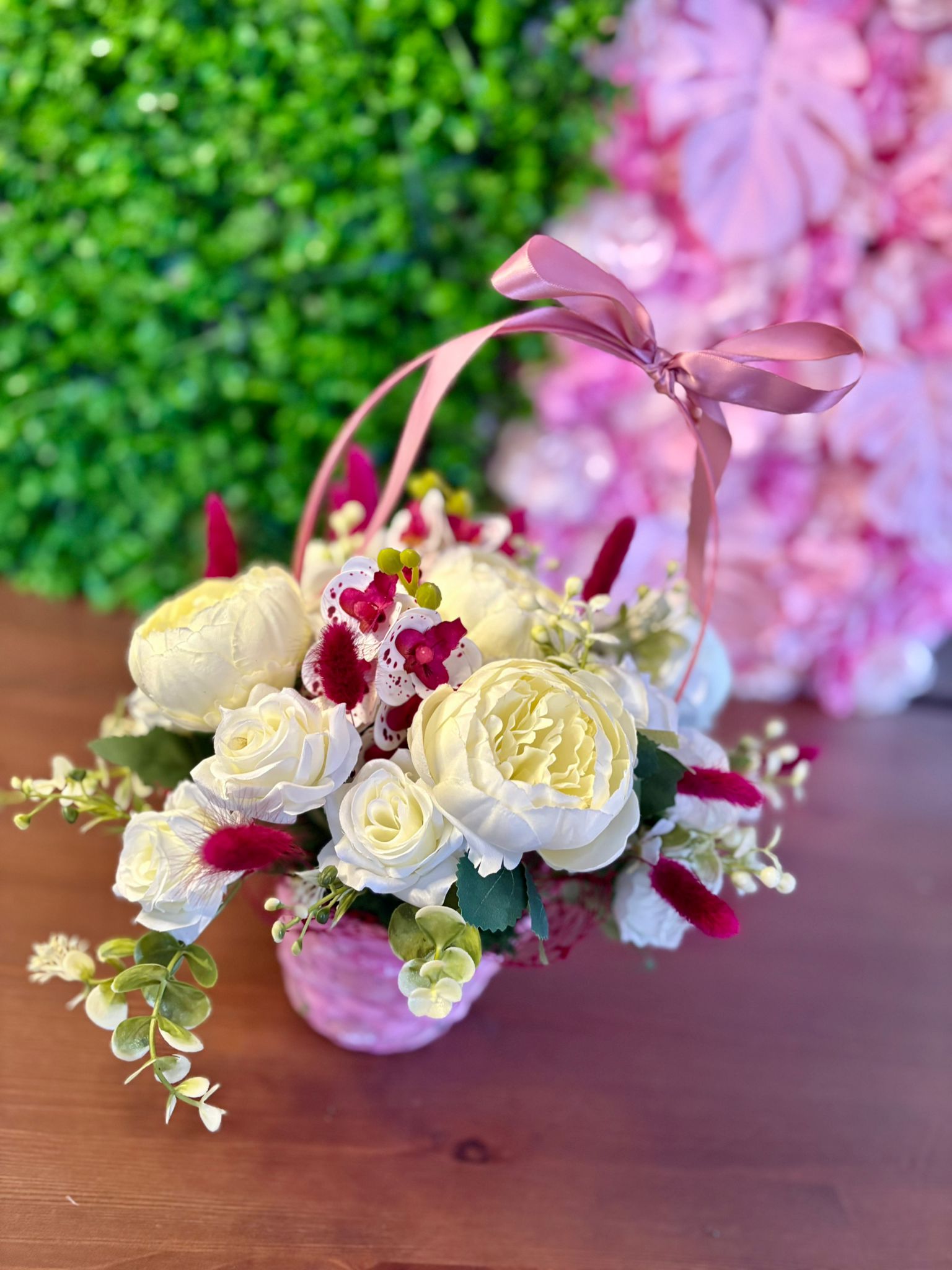 🌸 Aranjament "Silk Garden"